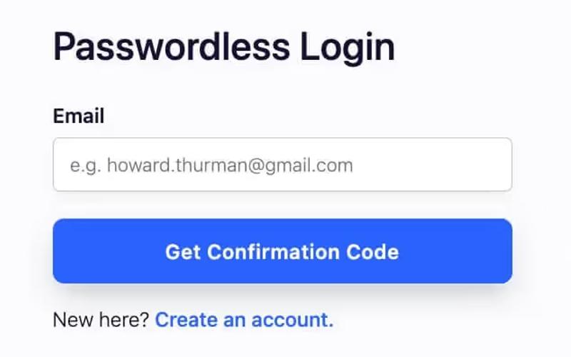 Passwordless Login