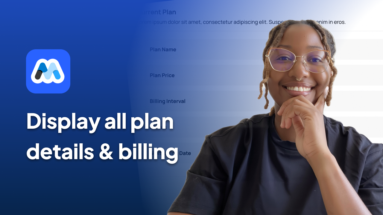 #192 - Display a Members Current Subscription Plans