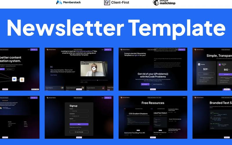 Plantilla de boletín premium