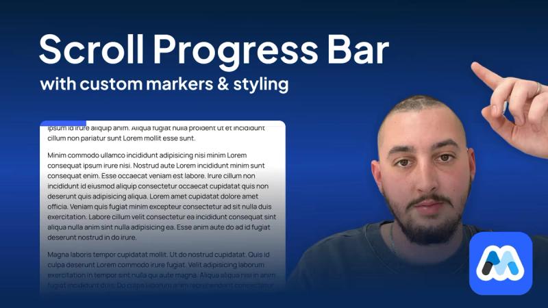 #117 - Barre de progression du défilement des pages