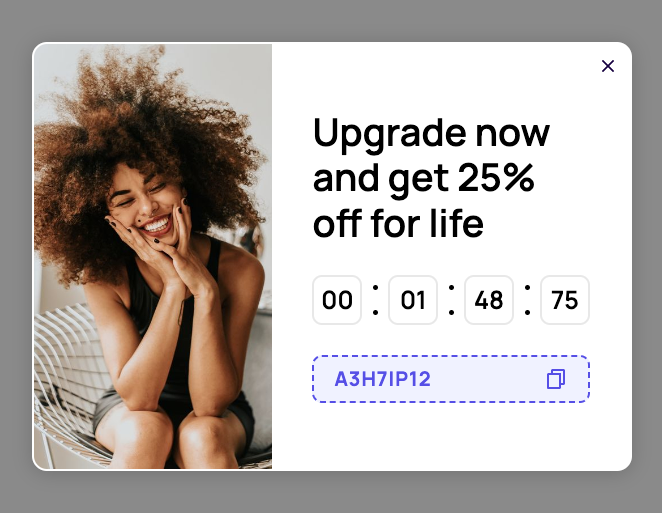 Countdown Coupon Modal