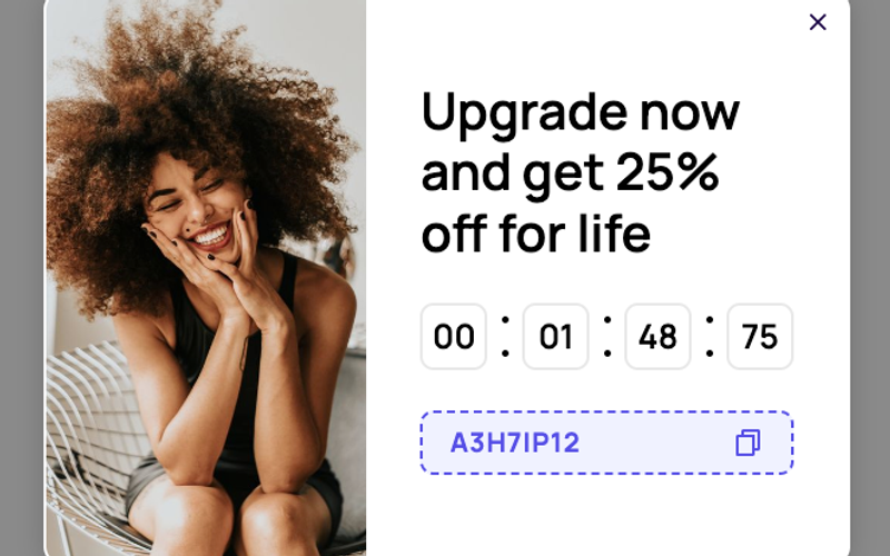 Countdown Coupon Modal