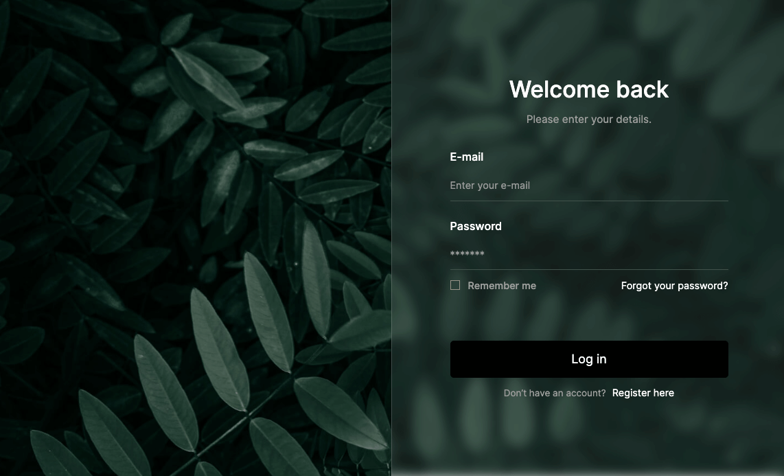 Free Glassmorphism Login Page