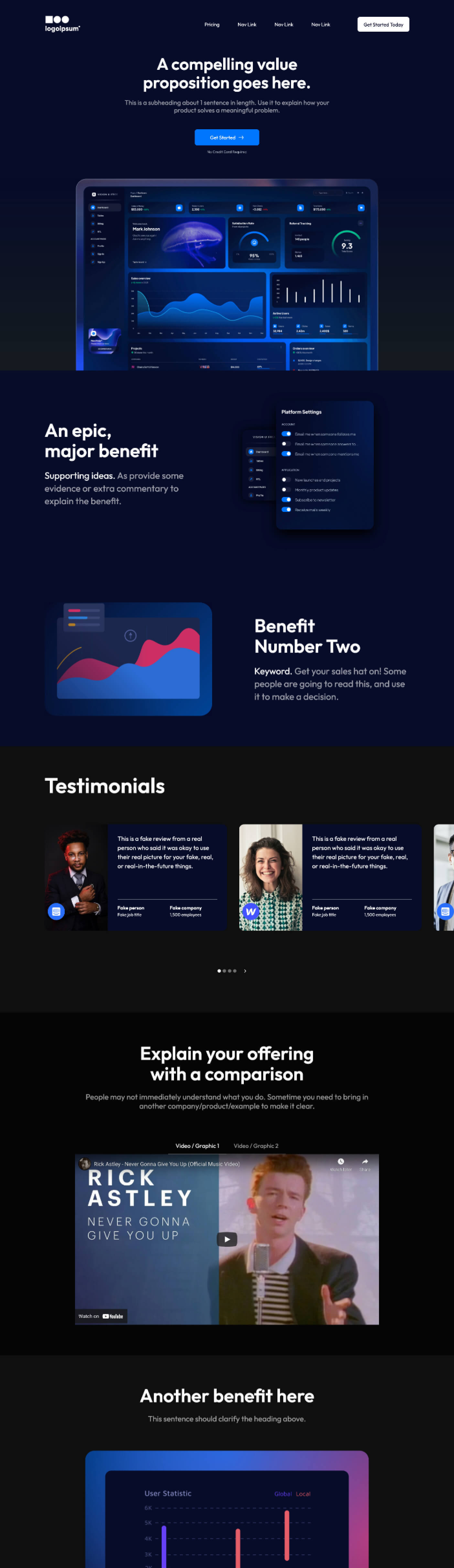 Subscription Landing Page #7
