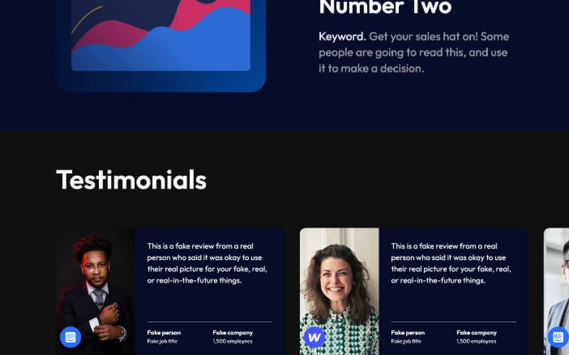 Subscription Landing Page #7