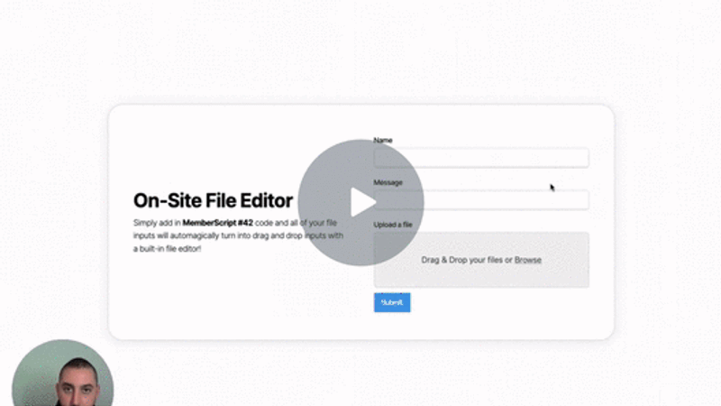 #42 - Champ de formulaire de l'éditeur d'images