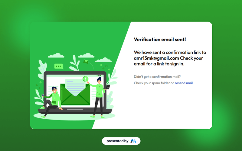 Bright Email Confirmation