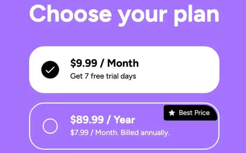 Choose Your Plan