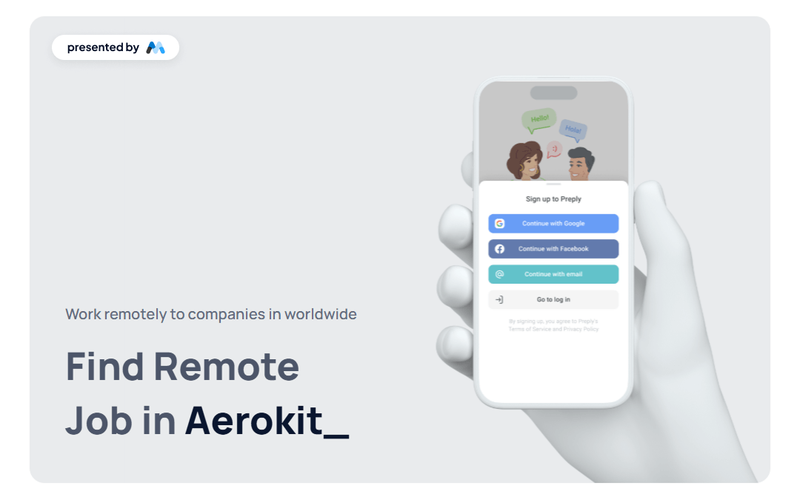 AeroKit UI Hero06 Futuristic