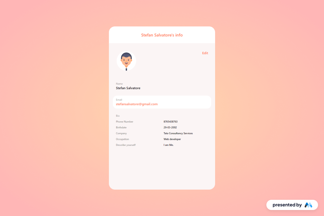 Streamlined Profile