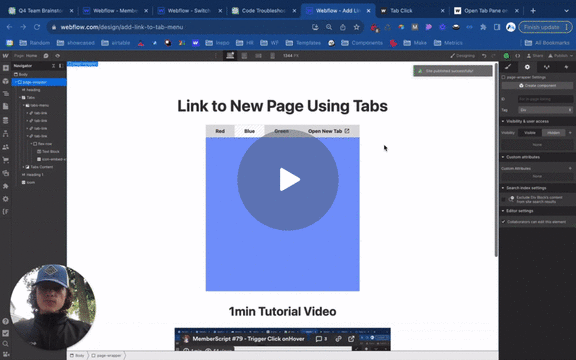 #92 - Change Page on Click