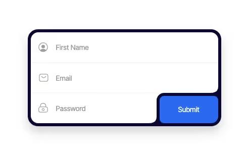 Rounded Sign Up Form
