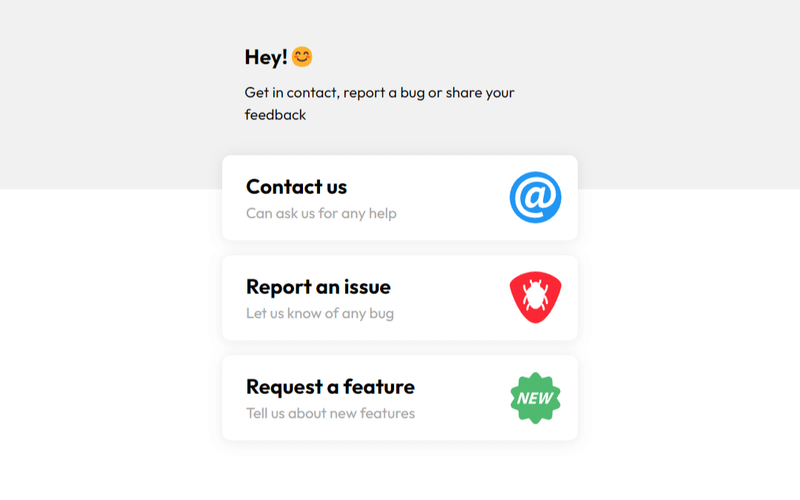 Report Feedback