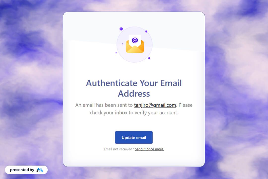 Unique Email Verification