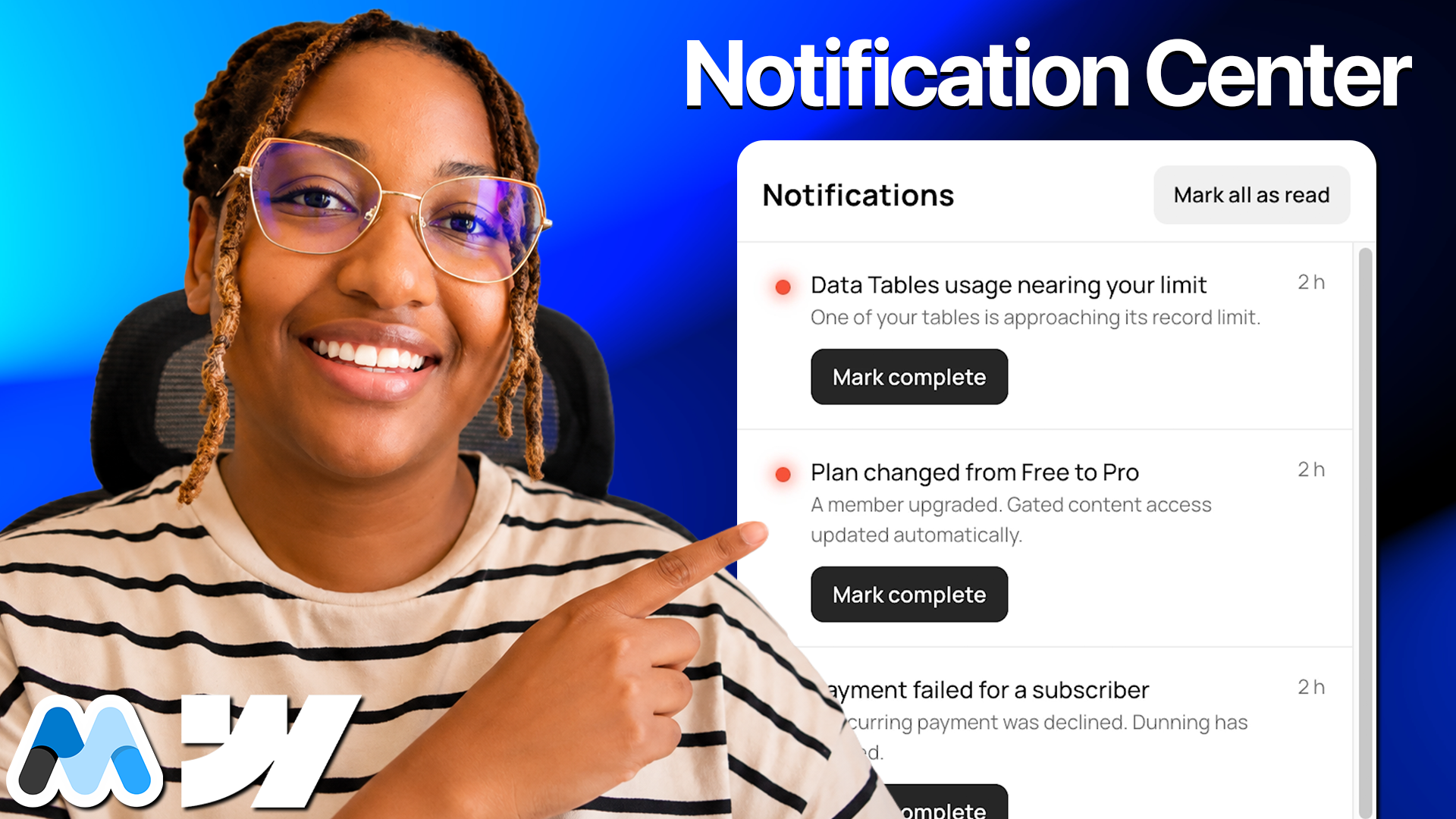 #257 - Data Tables Notification Center