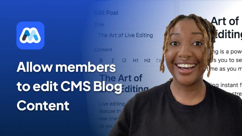 #180 - Allow Members to Edit CMS Blog Content