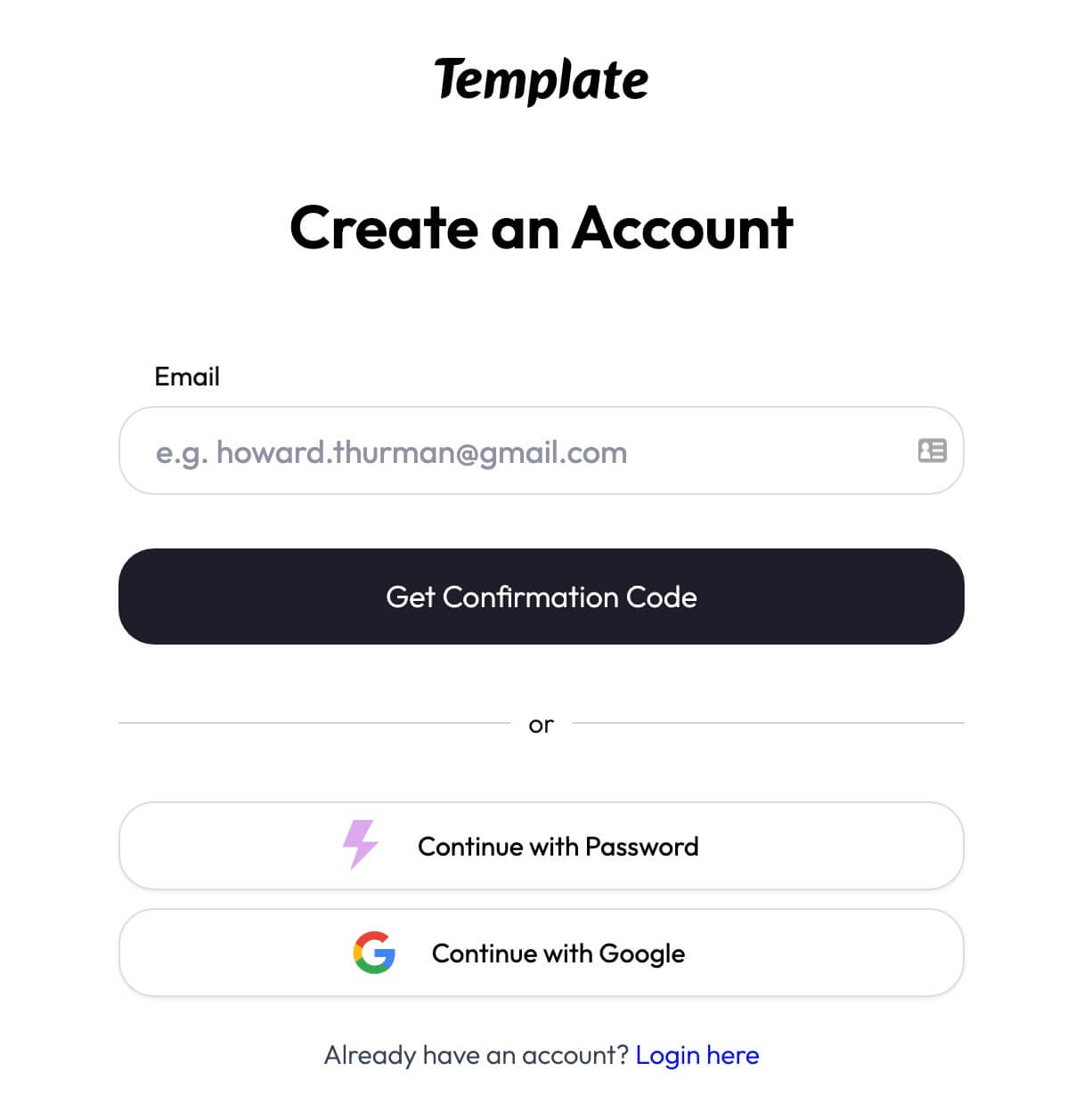 Webflow Passwordless Signup