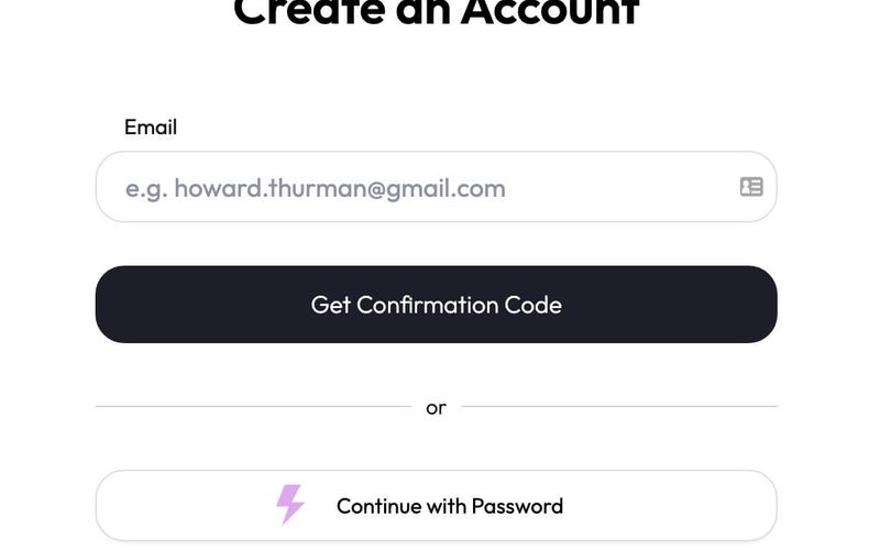 Webflow Passwordless Signup