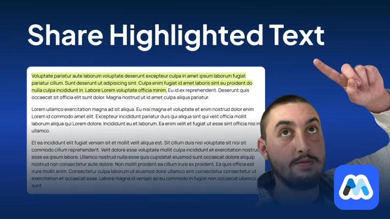 #116 - Partager des liens de texte surlignés