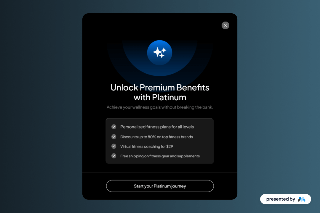 Unlock Benefits Modal