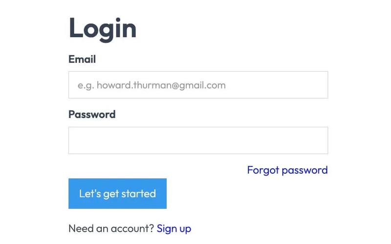Unstyled Login