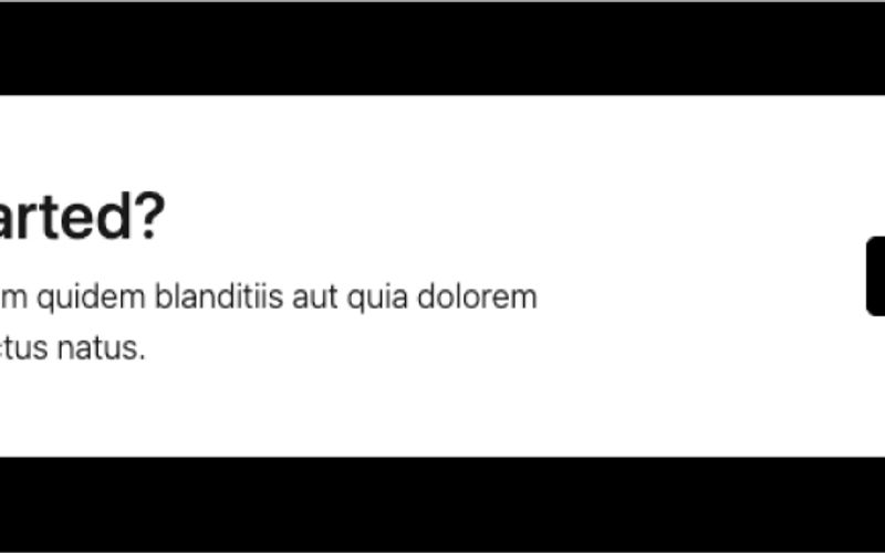 Contrast Section Flex End CTA