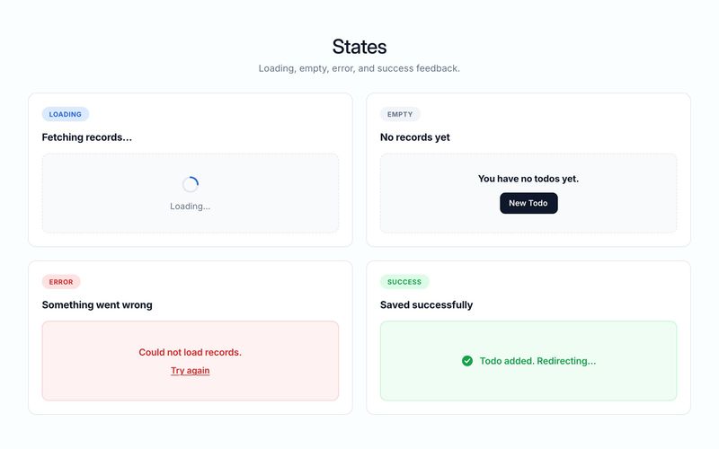 Data Table State Management