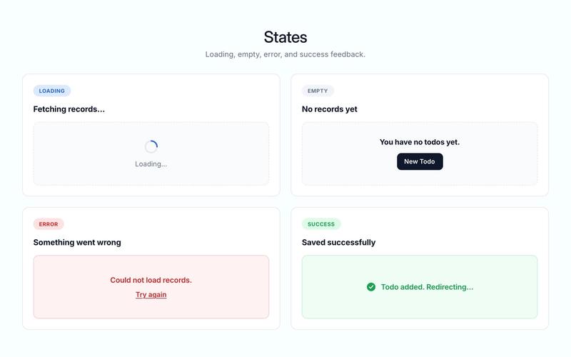 Data Table State Management