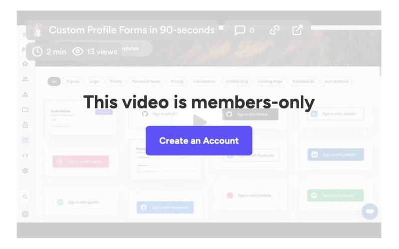Members-Only Video