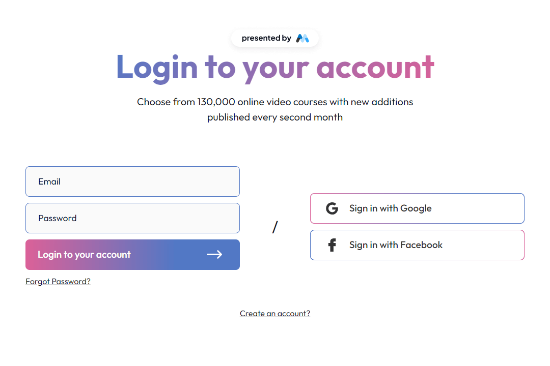 Login UI