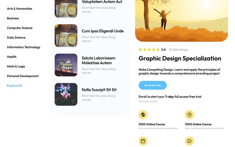 Online Course Dashboard