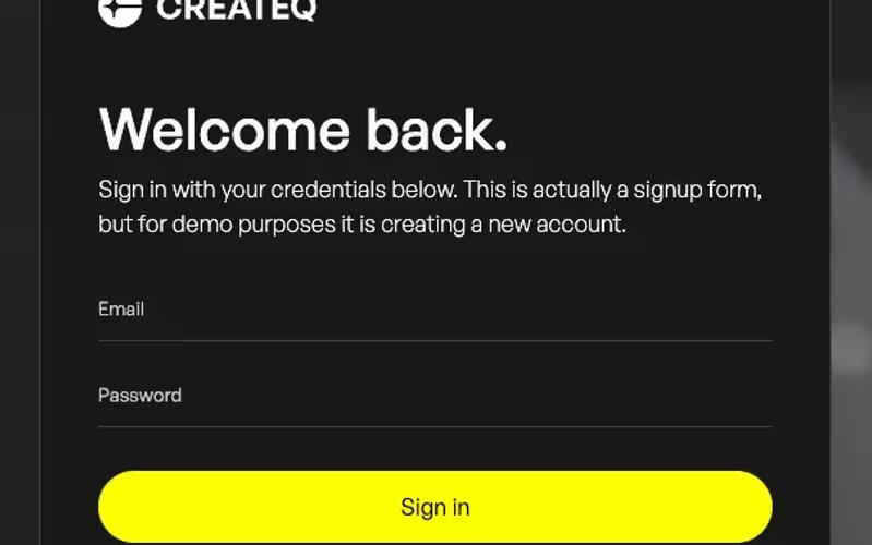 Back Blur Signup Modal