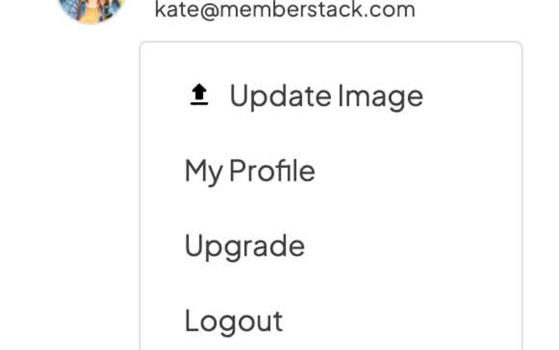 Profile Dropdown