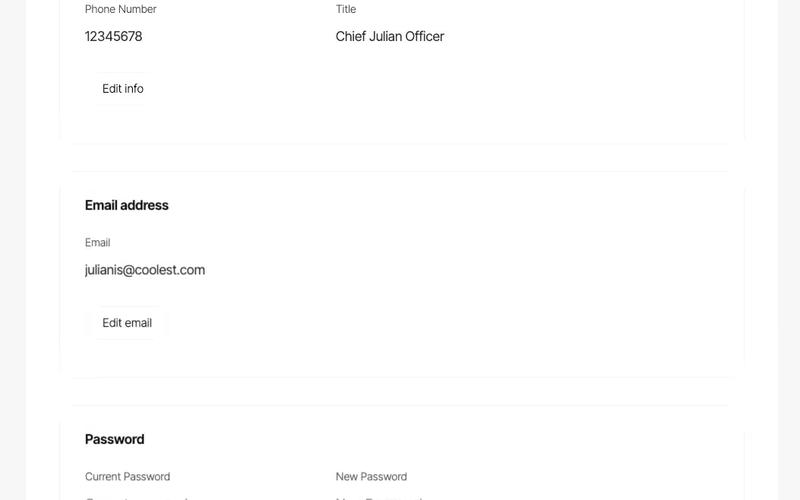 Edit Profile (Seamless)