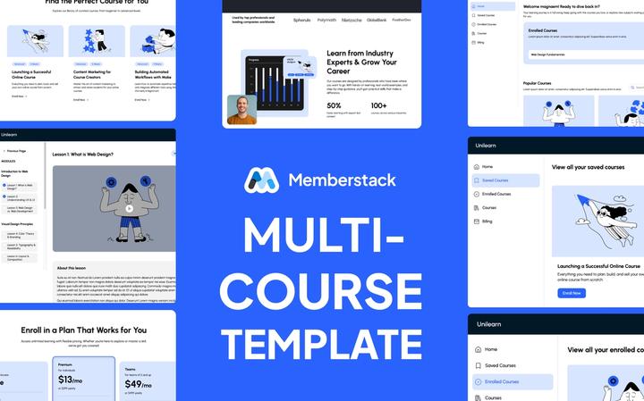 Multi Course Template