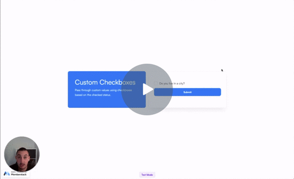 #81 - Custom Checkbox Values