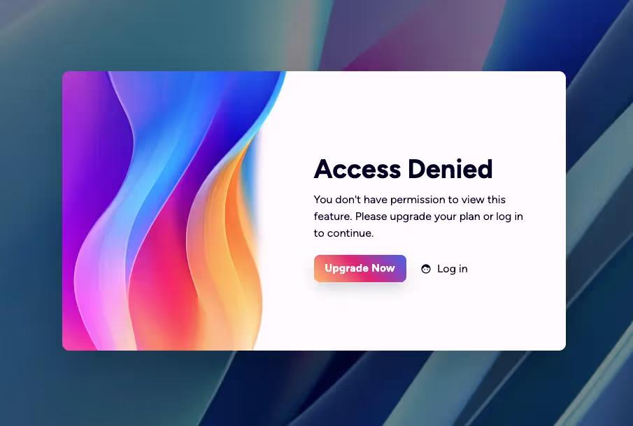 Gated Content Page