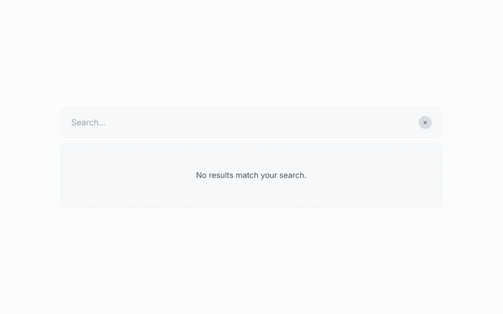 Search Inputs (Data Tables)