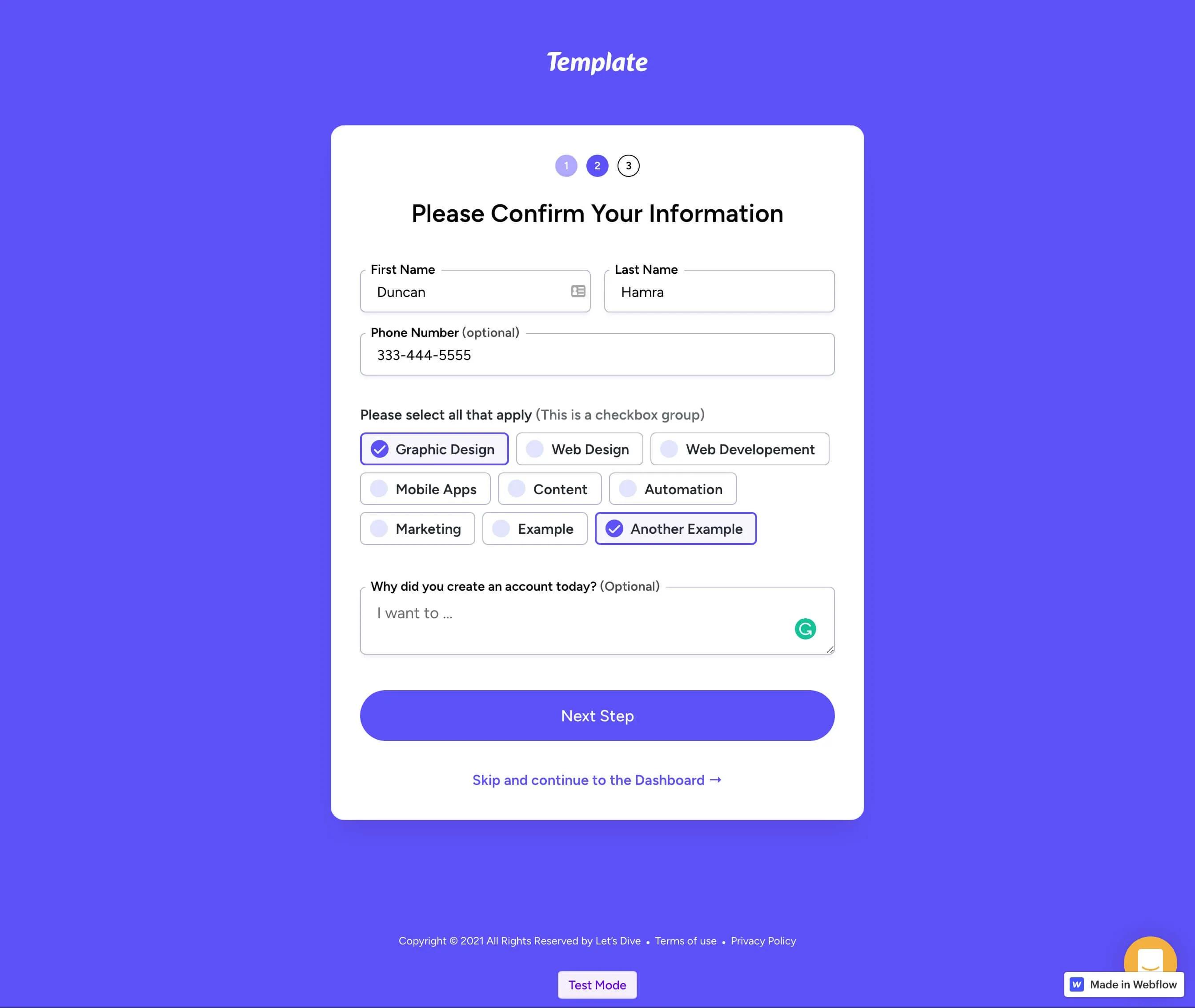 Startup Onboarding Form