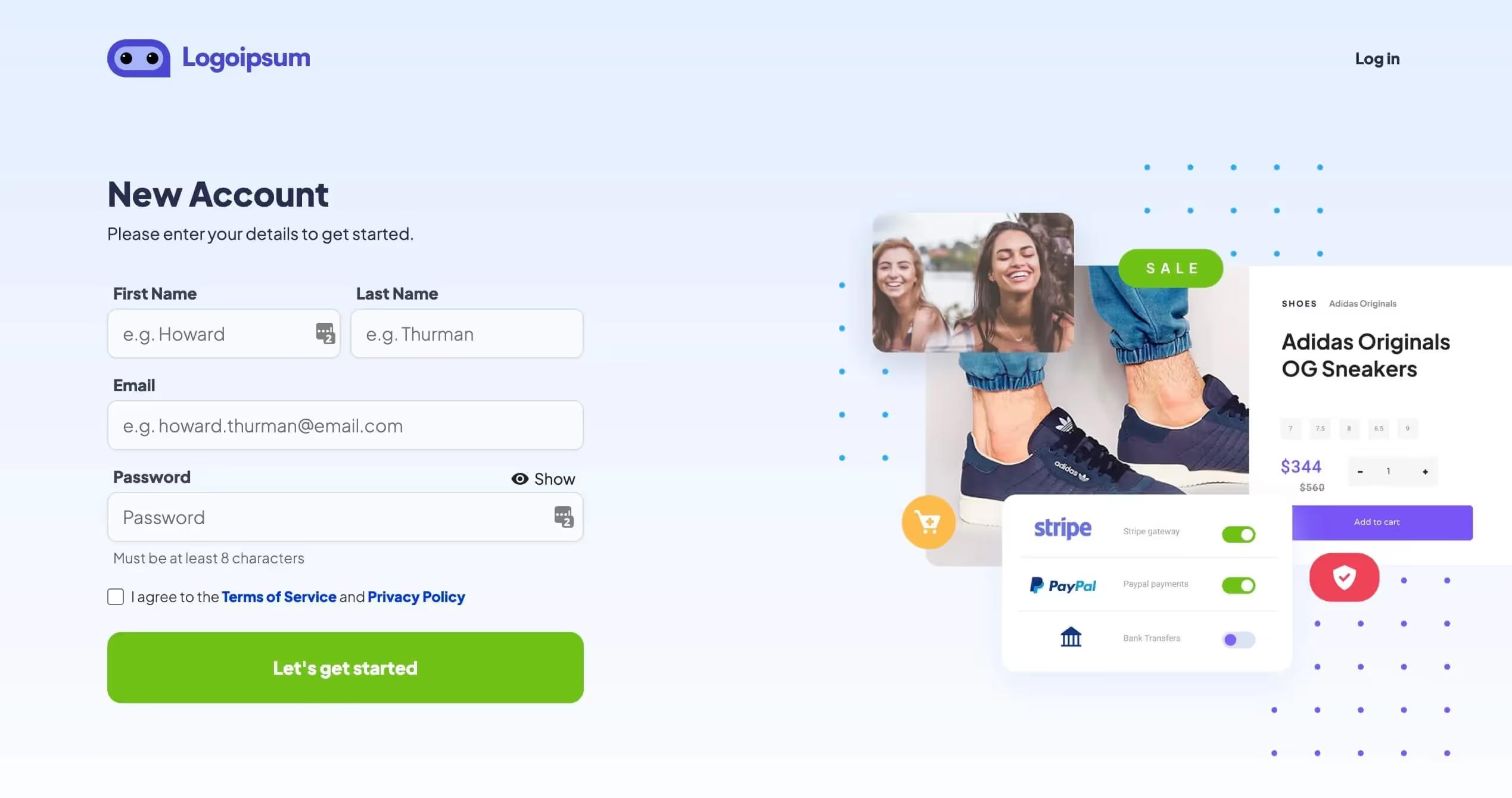 Webflow Membership Signup