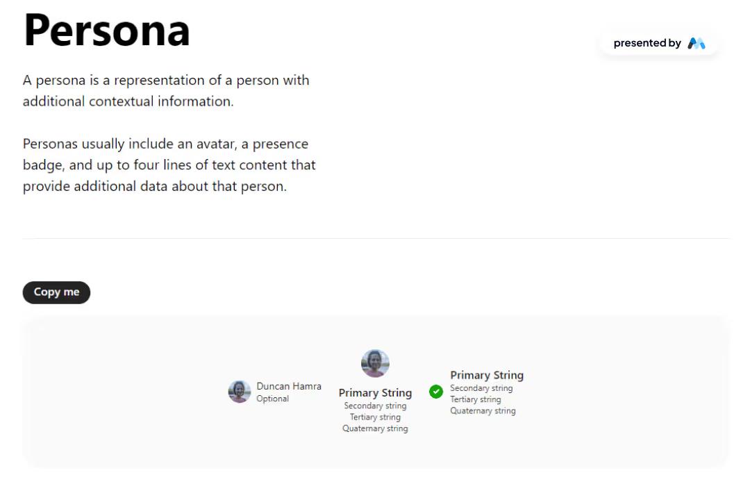 Microsoft Fluent Persona