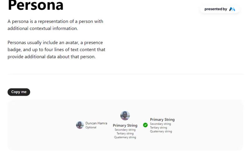 Microsoft Fluent Persona