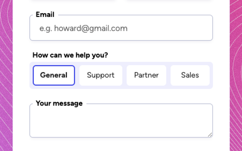 Conditional Logic Form