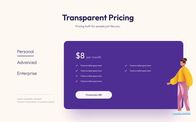 Free Price Page