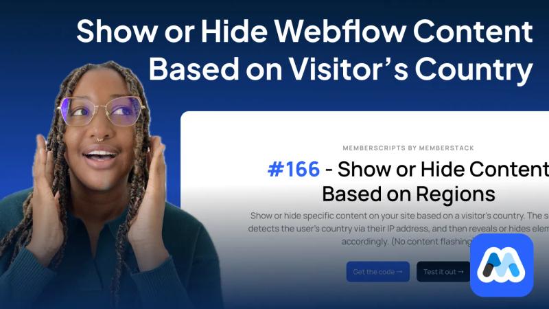 #166 - Show or Hide Content Based on Regions