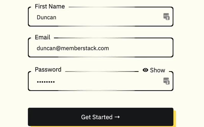 Membership Sign Up