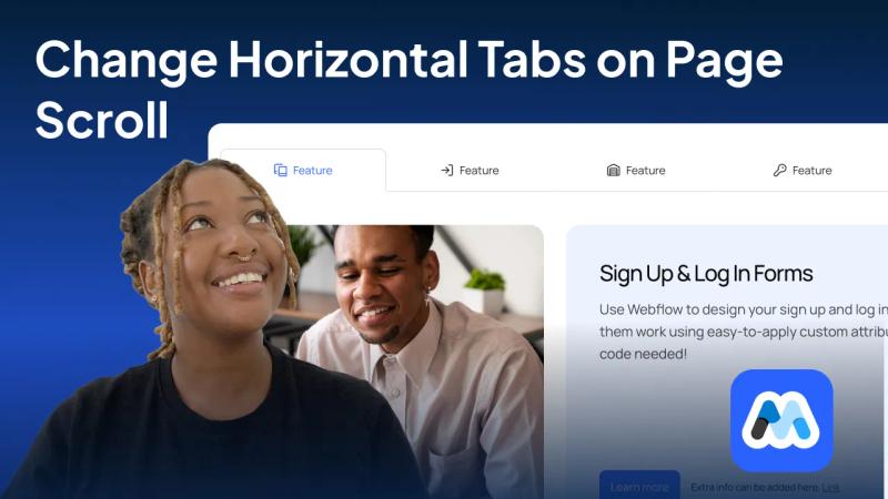 #162 - Change Horizontal Tabs on Page Scroll