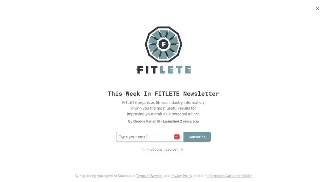 Fitlete screenshot