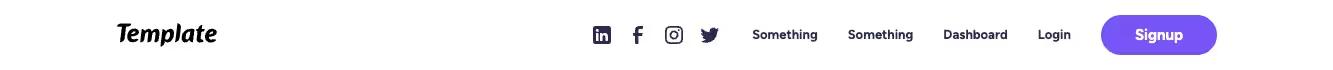 Navbars With Social Links