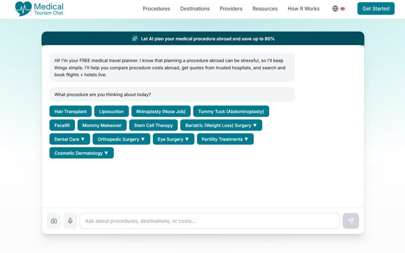 Medical Tourism Chat